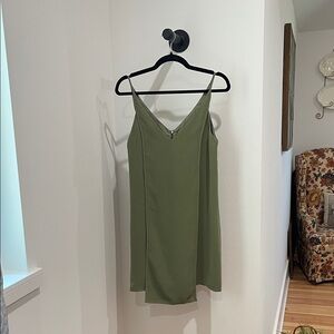 C/meo collective green mini dress